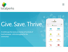 Tablet Screenshot of localperks.org